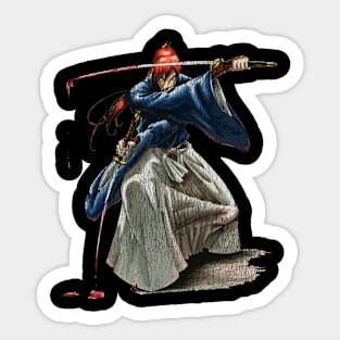 Samurai X Vintage Sticker